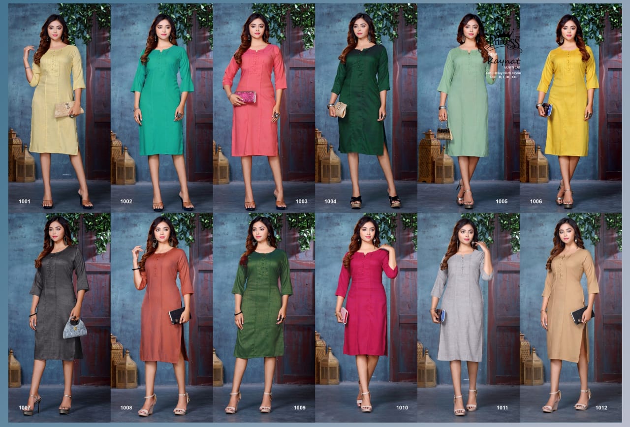 Beauty Queen New Maiyra Designer Ethnic Wear Rayon Kurti Collection